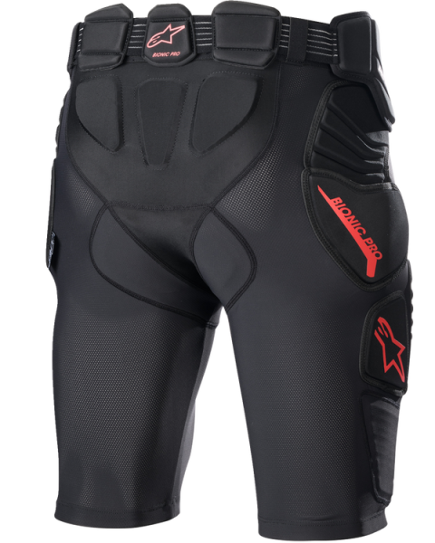 Pantaloni scurti protectie Alpinestars Bionic Pro Black/Red-1