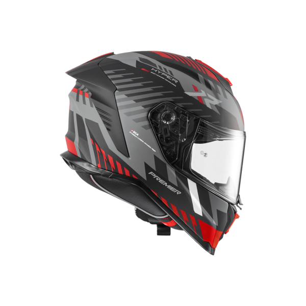 Casca Premier Hyper Carbon XR Rosu/Negru/Gri-1