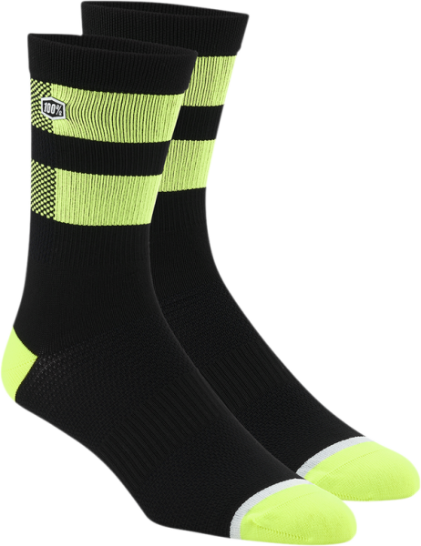 Sosete 100% Flow Black/Fluorescent Yellow-bcc74193604ad0f08c0b62950ac9b7c8.webp