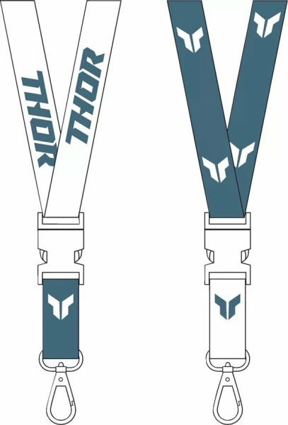 THOR Lanyard White, Gray 