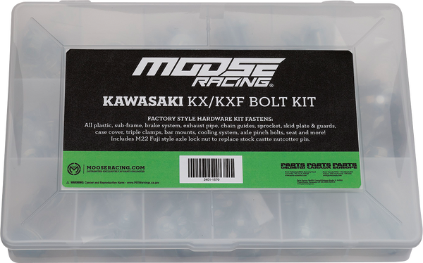 MOOSE RACING M1 Kx-kxf Bolt Kit Gray, Silver -2