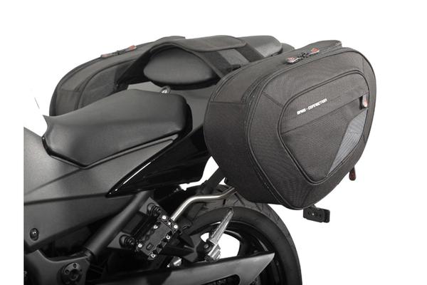 Blaze Saddlebag Set Black, Gray 