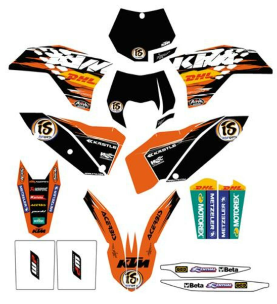 Kit stickere KTM 08-11 Factory