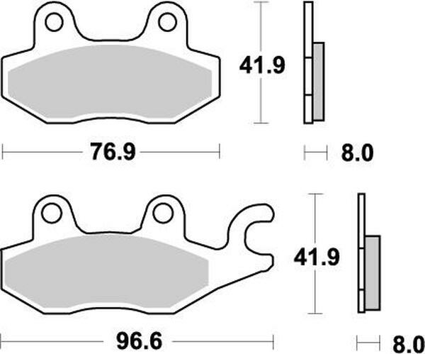 Nitro Atv Brake Pads