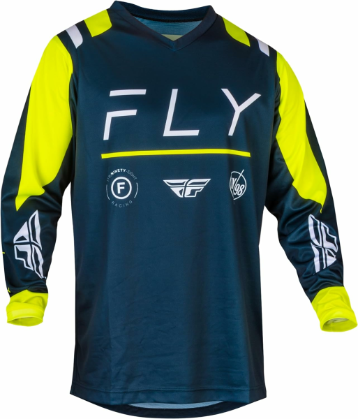 Combo Echipament Mx/Enduro Fly F-16 Albastru/Fluo Galben-2