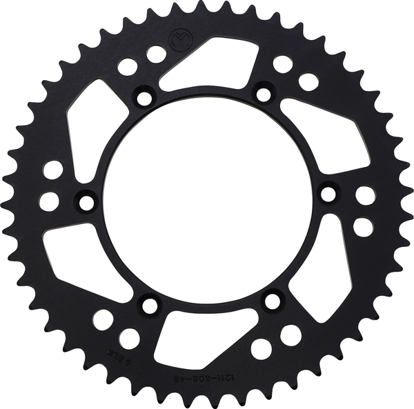 MOOSE RACING Rear Aluminum Sprocket Black -0