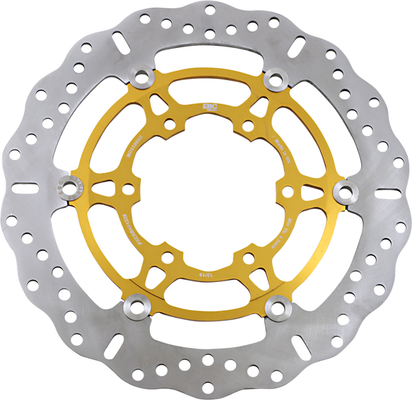 Pro-lite Xc Contour Brake Rotor Aluminum, Gold, Silver