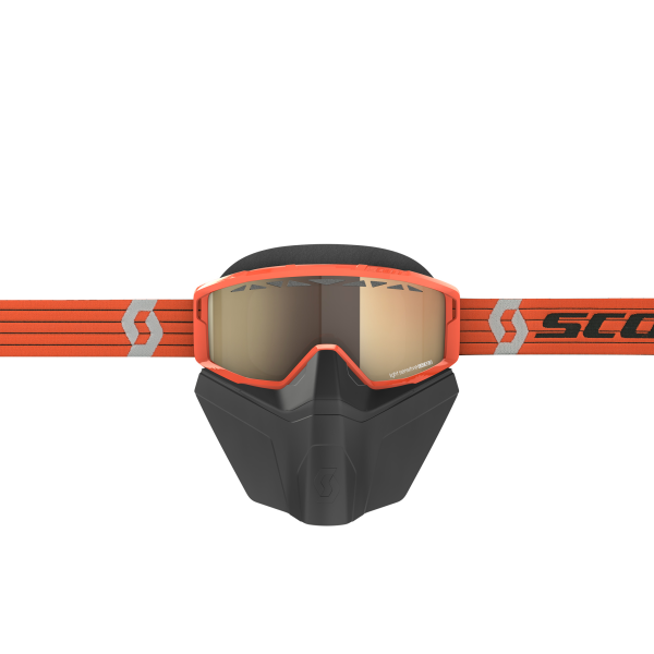 Scott Goggle Primal Safari Facemask LS orange/grey light sensitive bronze ch-0