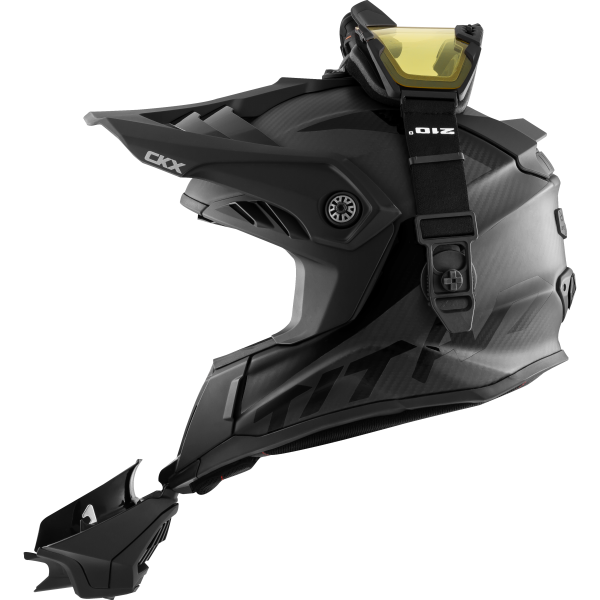 CKX Hjälm + Goggles TITAN Airflow Carbon Matt S-2