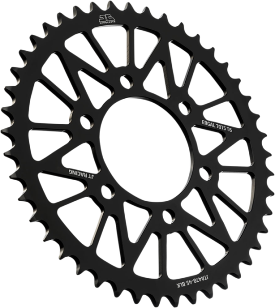 JT SPROCKETS Racelite Aluminum Rear Sprocket Black 