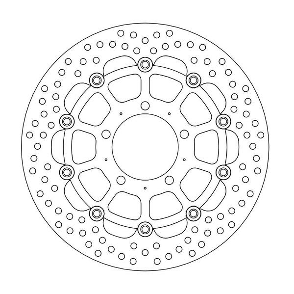 Halo Series Floating Rotor Black