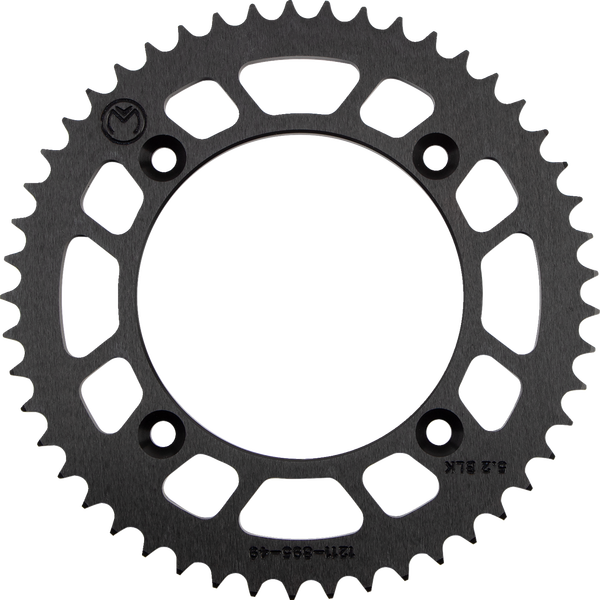 MOOSE RACING Rear Aluminum Sprocket Black 