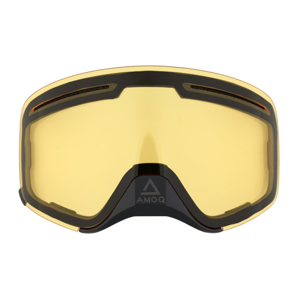 Lentila dulbla magnetica Ochelari Snowmobil AMOQ Vision Vent (cu protectie nas) Yellow