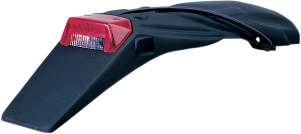 Taillight And License Plate Holder Without Turn Signal Black