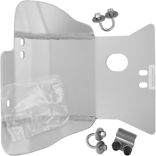 MOOSE RACING Aluminum Skid Plate Silver 