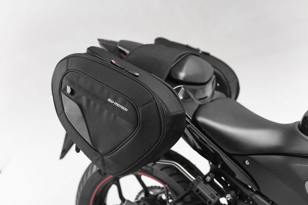 Blaze Saddlebag Set Black, Gray 