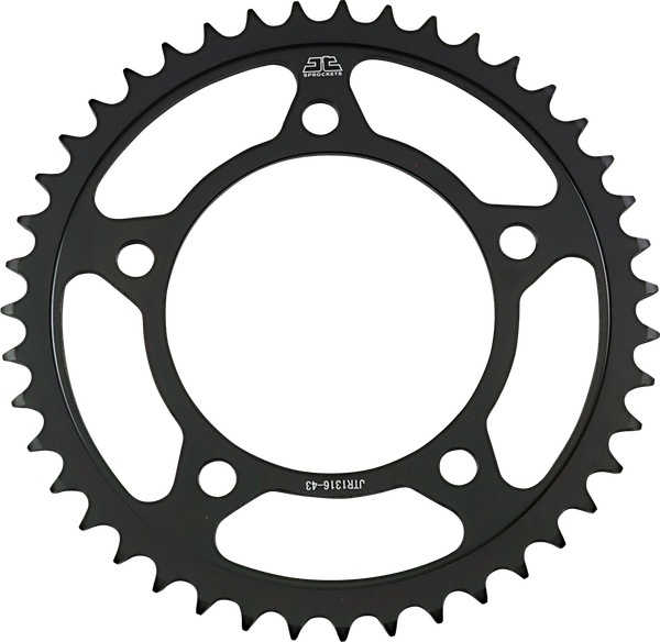 JT SPROCKETS Steel Rear Sprocket Black 