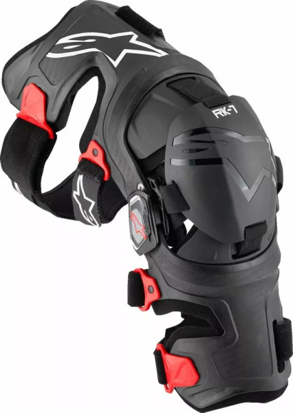 Alpinestars Rk-7 Plasma Knee Braces Black, Red -c16f29ae7a92d71c619e6e9c47463cfd.webp