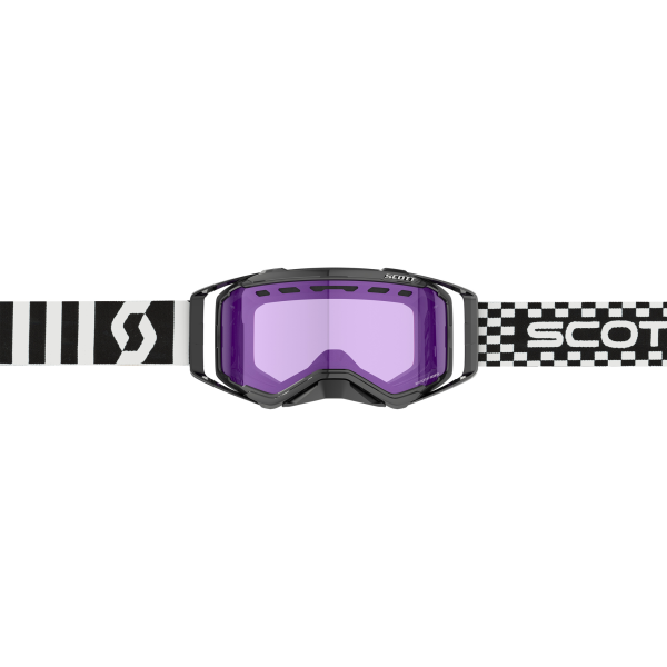 Scott Goggle Prospect Snow Cross racing black/white enhancer purple chrome-0