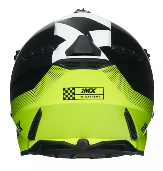 Casca Enduro IMX FMX-02 Negru/Fluo-3