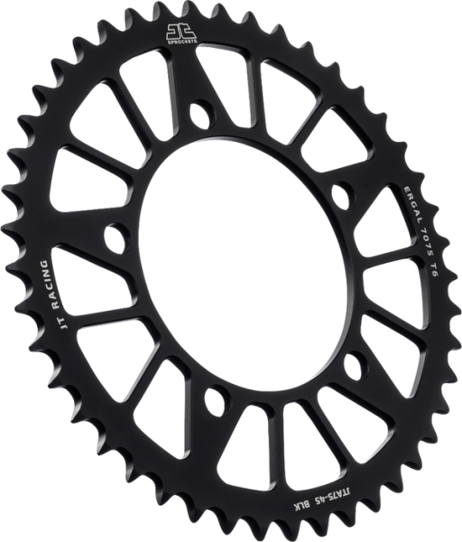 JT SPROCKETS Racelite Aluminum Rear Sprocket Black -0