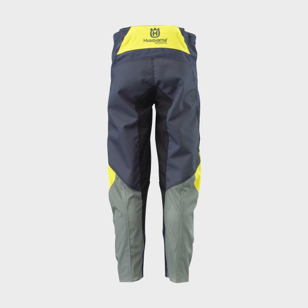 Pantaloni Copii Husqvarna Railed Yellow/Gray-1