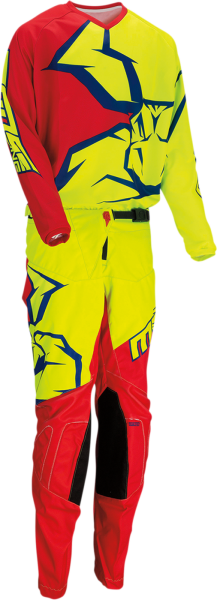 Pantaloni Copii Moose Racing QUALIFIER Blue/Red/Yellow-1