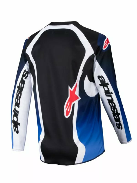 Alpinestars Youth Racer Wurx Jersey Black, Blue -0