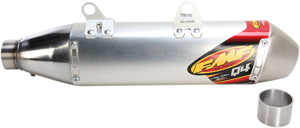 Q4 Hex Slip-on Muffler Raw 