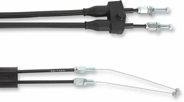 MOOSE RACING Black Vinyl Throttle Cable Black -0