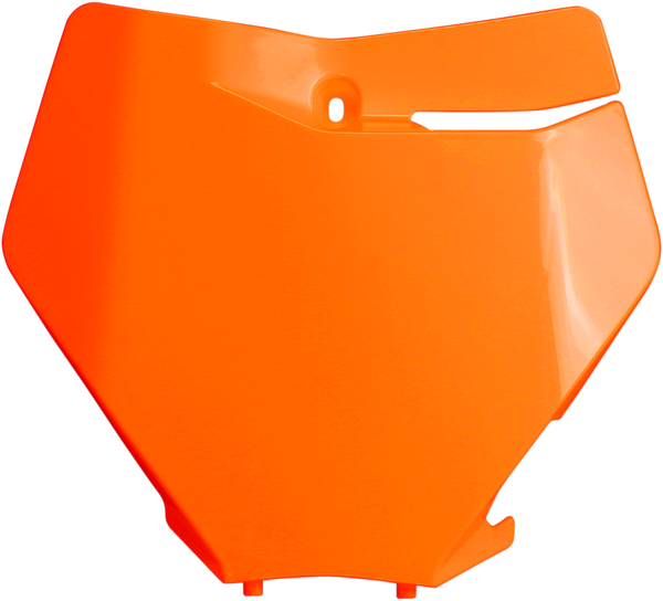 Replacement Front Number Plate Orange