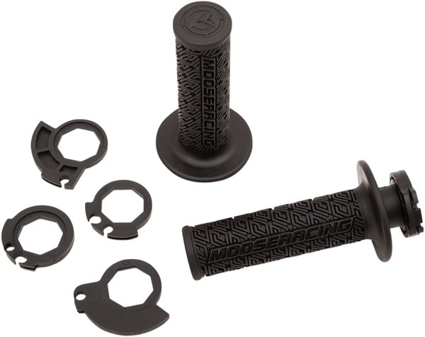 MOOSE RACING 36 Series Clamp-on Grips Black, Gold -0