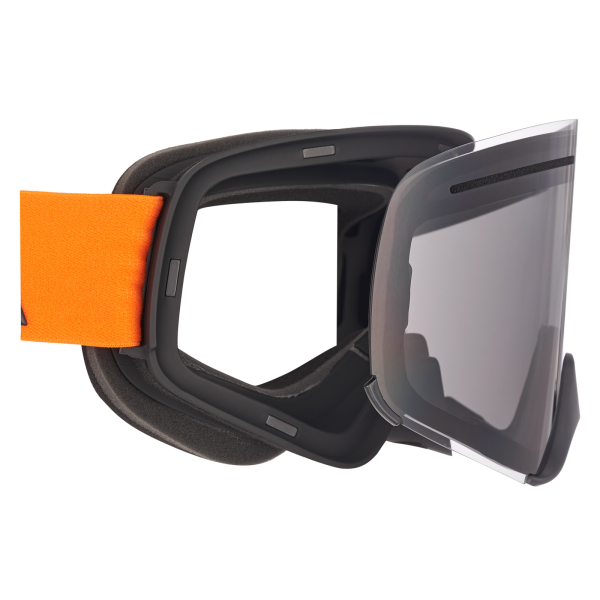 AMOQ Vision Vent+ Magnetic Goggles Red-Black - Smoke-0