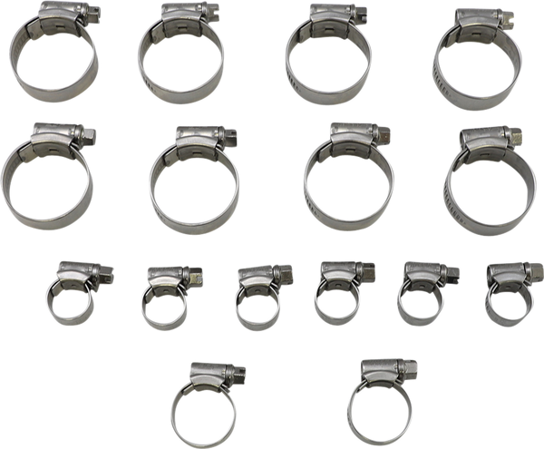 Radiator Clamp Kit Silver