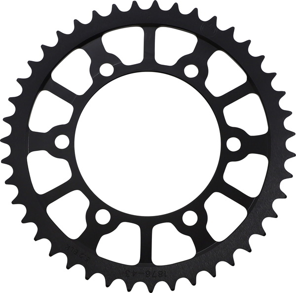 MOOSE RACING Rear Aluminum Sprocket Black, Powder-coated -0