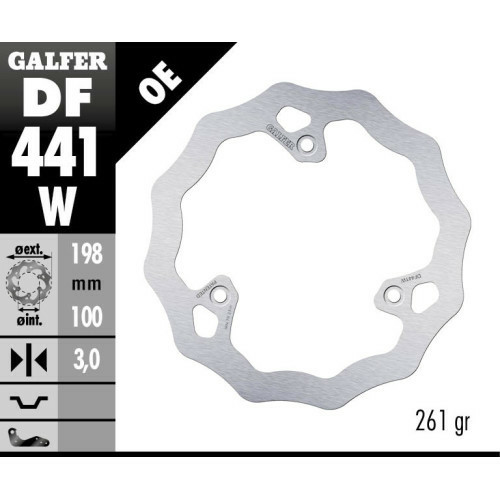 Disc frana fata Yamaha YZ65 Galfer Fixed