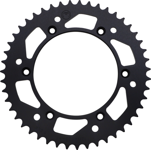 MOOSE RACING Rear Aluminum Sprocket Black -0