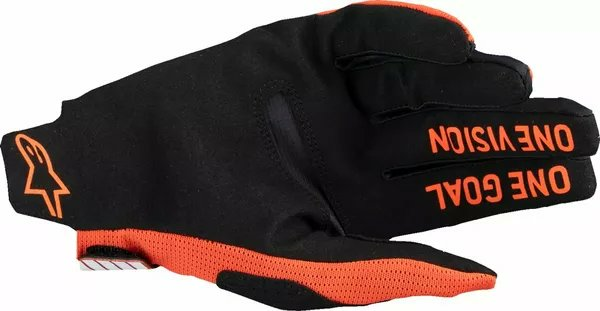 Alpinestars Radar Pro Mx Gloves Orange, Black -1