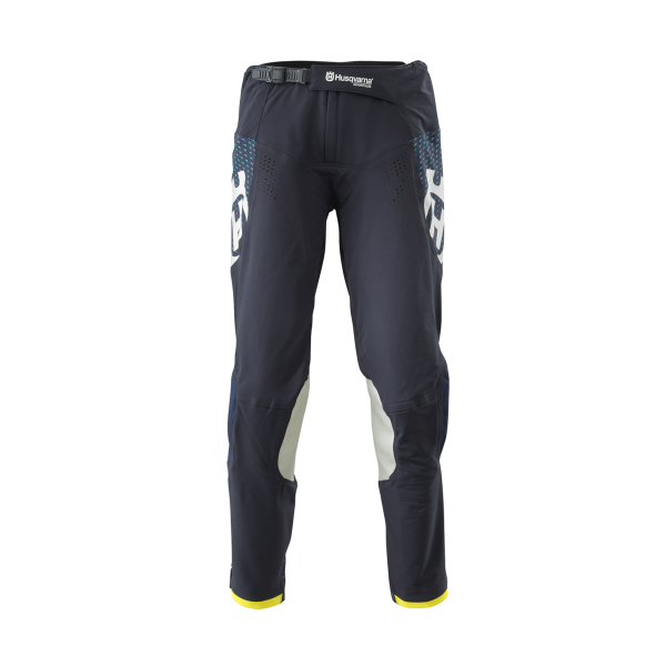 Pantaloni Husqvarna Railed Albastru/Galben/Turcoaz-3