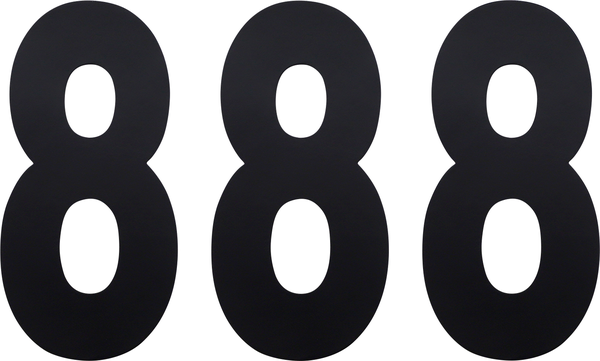 Standard Numbers Black-0