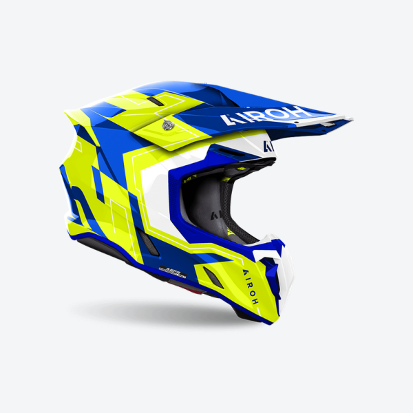 Casca Enduro Airoh Twist 3 Dizzy Blue/Yellow Gloss-3