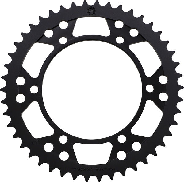 MOOSE RACING Rear Aluminum Sprocket Black -0