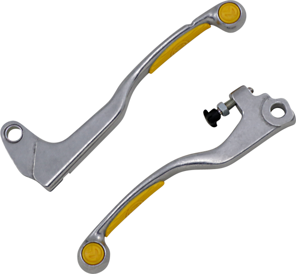 MOOSE RACING Competition Lever Silver, Yellow -c8002e8dccac7a6d810f98c579be4b5d.webp