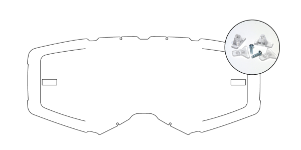 Lentila Airscreen Aero EX doar lentila (fara sistem de inchidere)-3