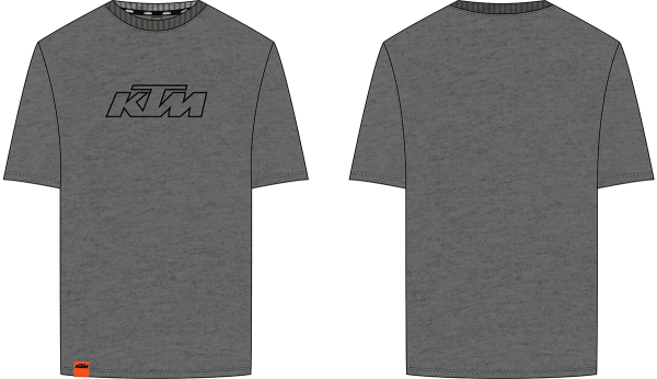 ESSENTIAL TEE GREY MELANGE