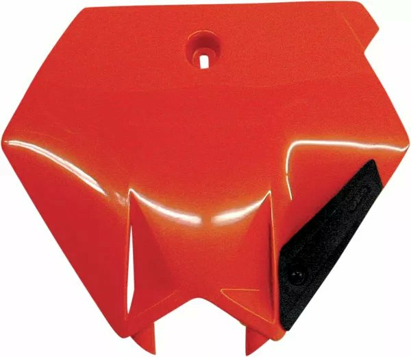 Replacement Front Number Plate Orange-0