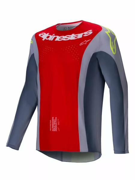 Alpinestars Techstar Melt Jersey Gray, Red -c954d4fab396d972dd36637890b69da9.webp