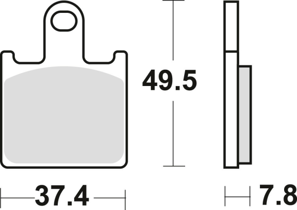 Placute frana fata TRW Sinterizate RACING PERFORMANCE KAWASAKI ZX6R '07-'16/ Z 750 '11-'14