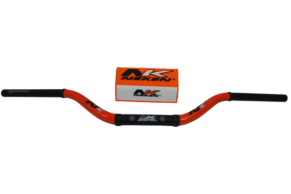 Oversize Handlebar Fluorescent Orange, White