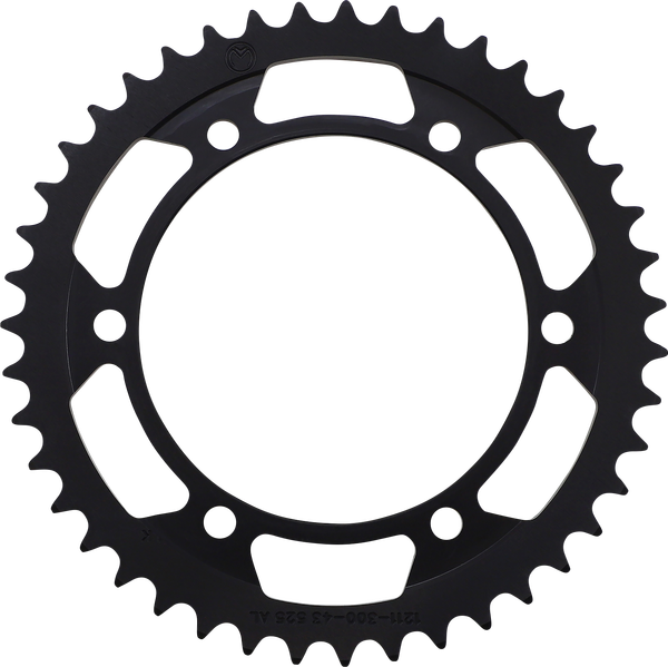 MOOSE RACING Rear Aluminum Sprocket Black -0